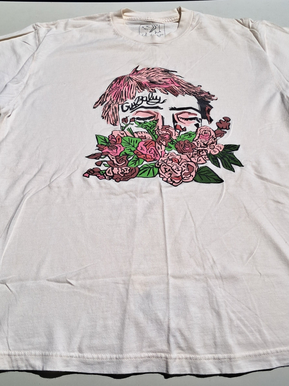 Official Lil Peep Merch Crybaby Floral T-shirt